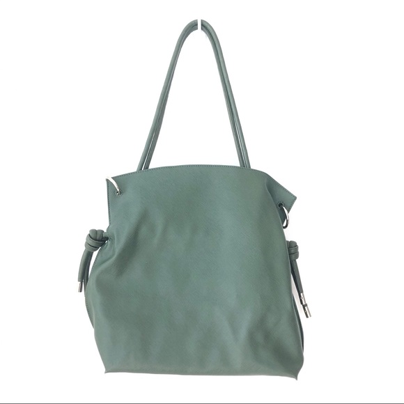 Who what wear large bucket bag green short strap - Picture 1 of 9